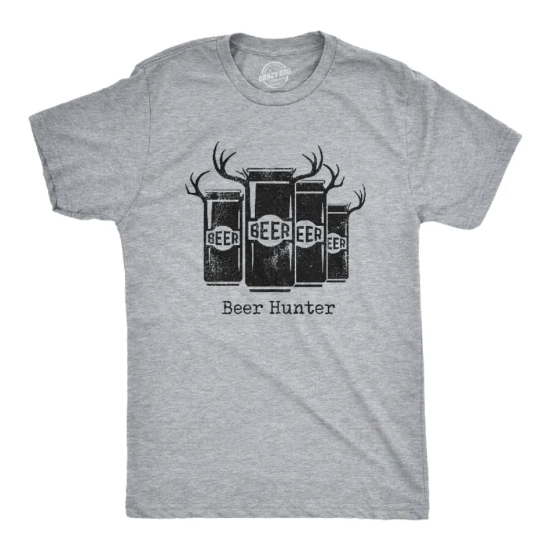 men's high-end t-shirts -Beer Hunter Men's T Shirt