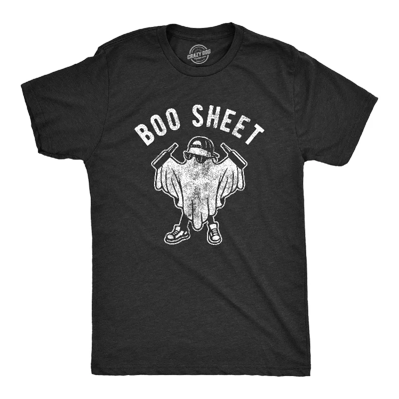 men's relaxed-fit t-shirts -Boo Sheet Men's T Shirt