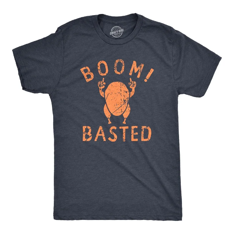 men's casual t-shirts -Boom Basted Men's T Shirt