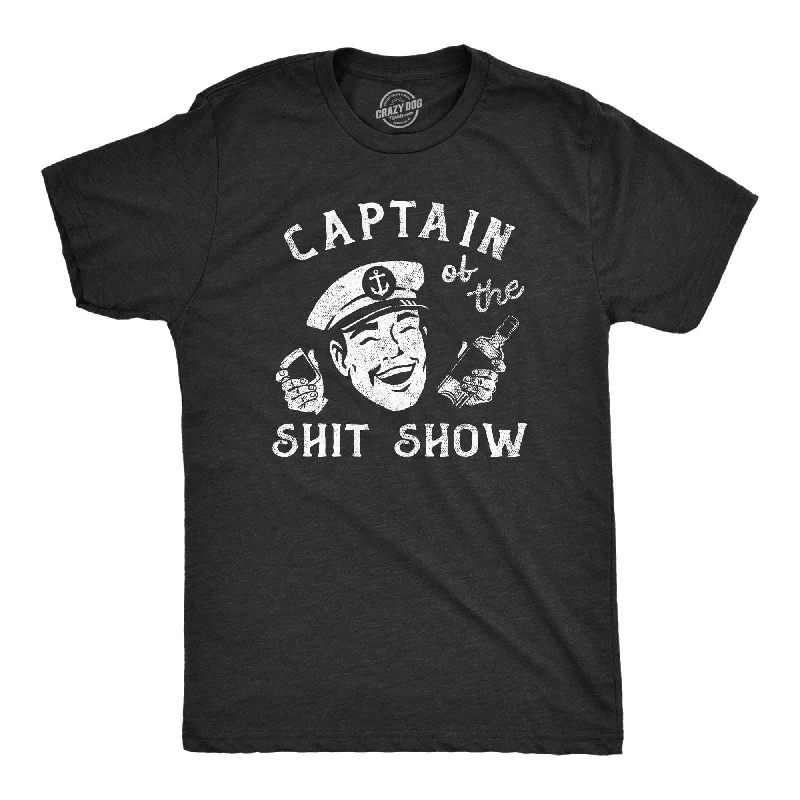 men's athletic t-shirts -Captain Of The Shit Show Men's T Shirt