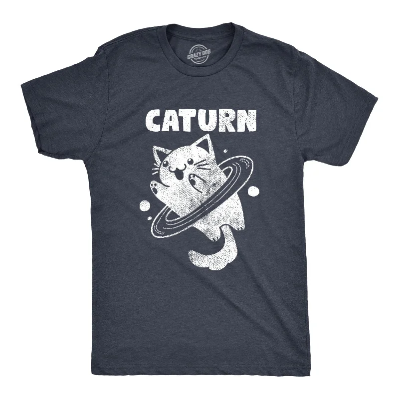 men's t-shirts with bold designs -Caturn Men's T Shirt