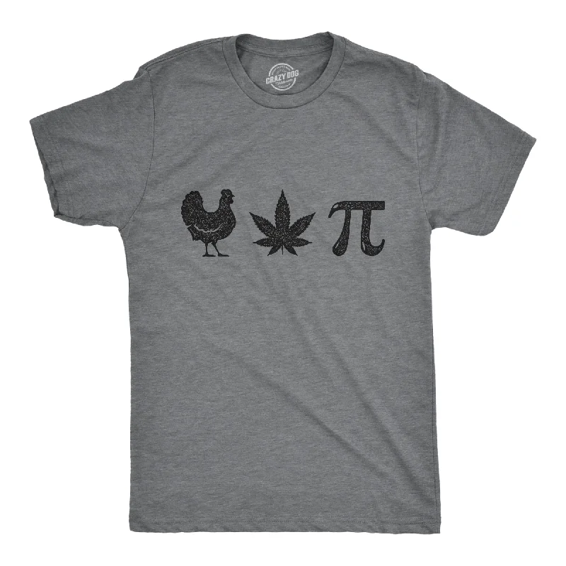 men's vintage t-shirts -Chicken Pot Pi Men's T Shirt