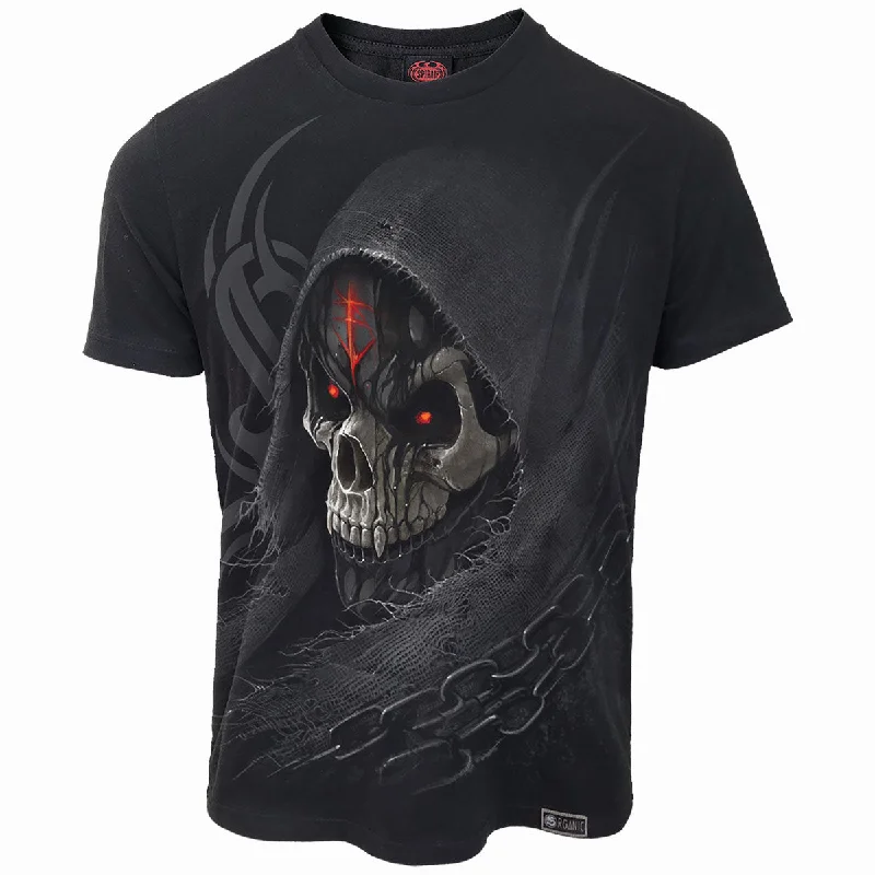 men's oversized t-shirts -DARK DEATH - Organic T-Shirt