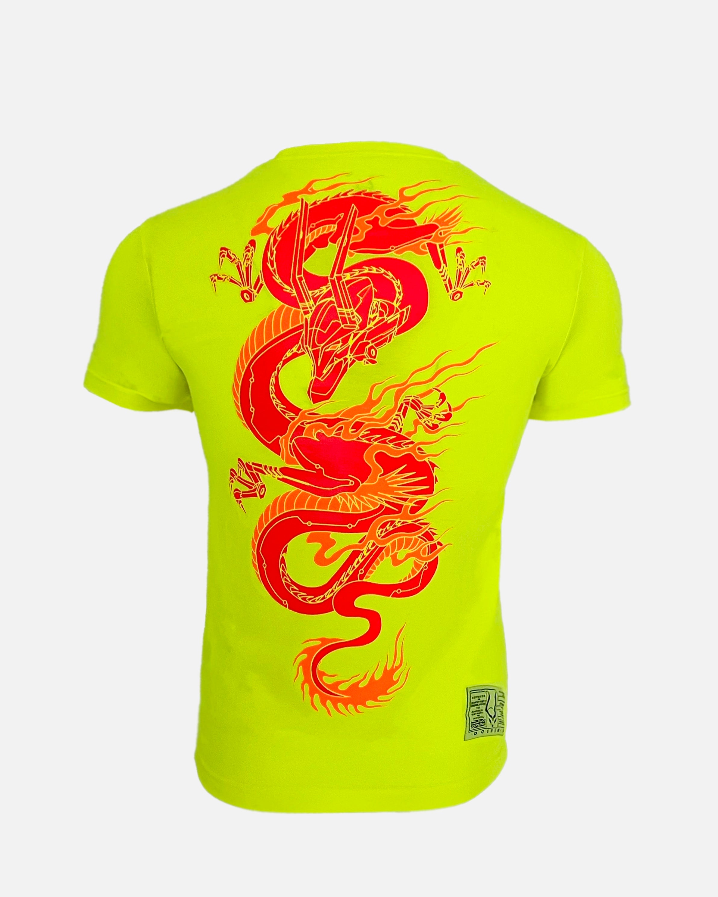 men's trendy t-shirts -DRAGONITE T-SHIRT MENS YELLOW