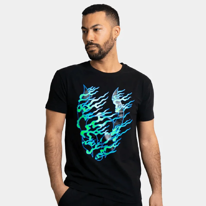 men's printed logo t-shirts -DRAGONITE T-SHIRT MENS BLACK