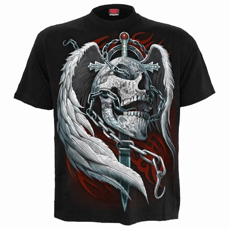 men's comfortable t-shirts -ENCHAINED SOUL - T-Shirt Black