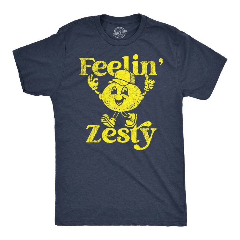 men's graphic t-shirts -Feelin Zesty Men's T Shirt