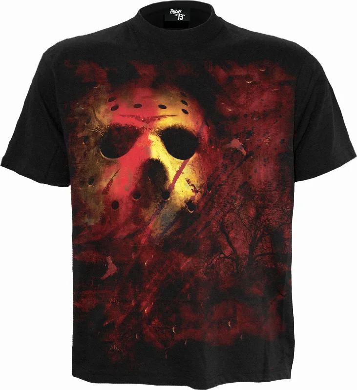 men's fashion-forward t-shirts -FRIDAY 13TH - JASON LIVES - T-Shirt Black