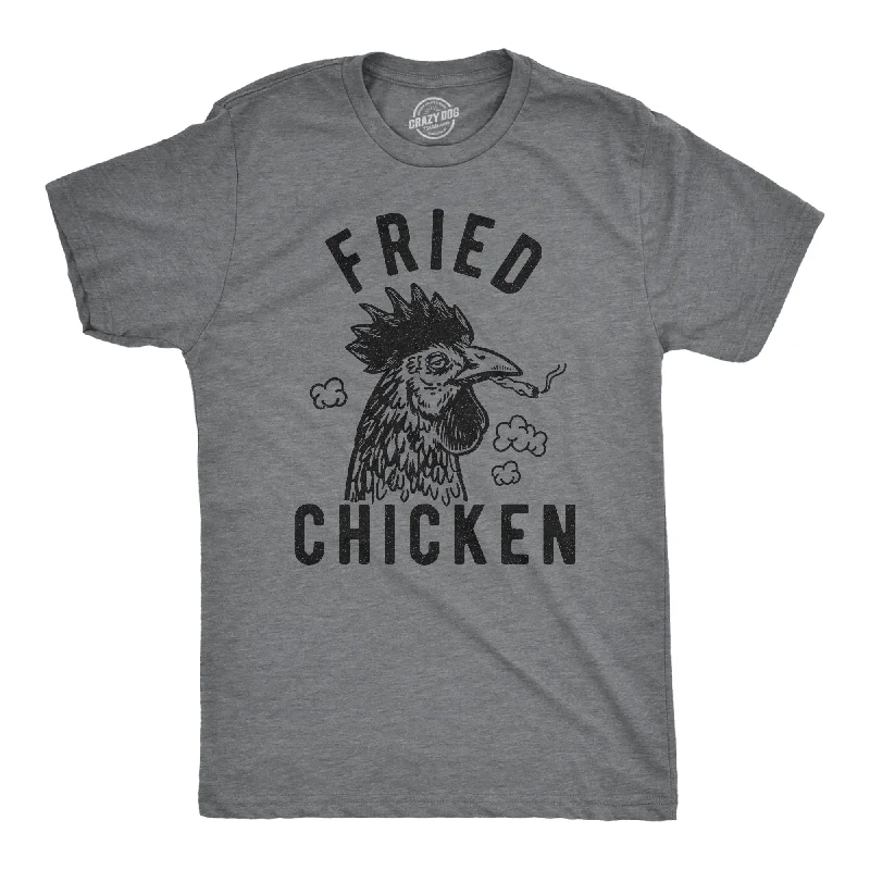 men's high-quality t-shirts -Fried Chicken Men's T Shirt