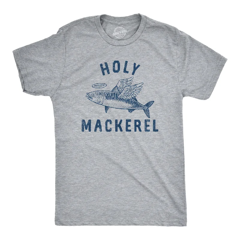 men's breathable t-shirts -Holy Mackerel Men's T Shirt