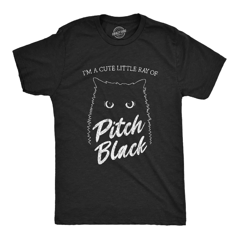 men's colorful t-shirts -I'm A Cute Little Ray Of Pitch Black Men's T Shirt