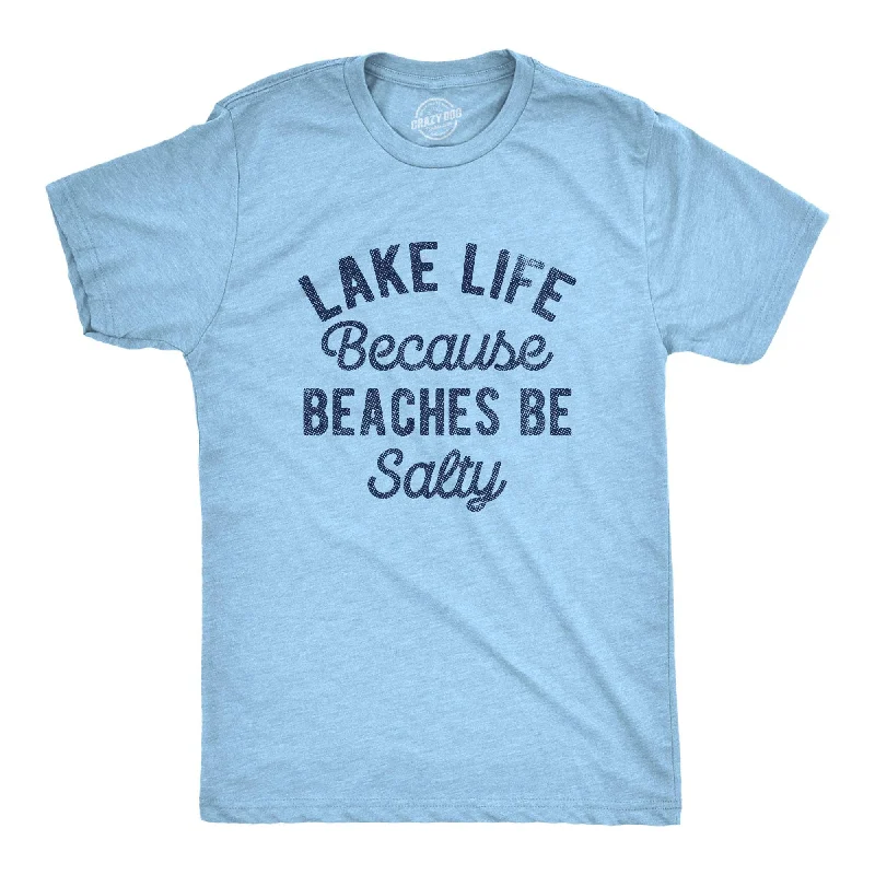 men's vintage t-shirts -Lake Life Men's T Shirt