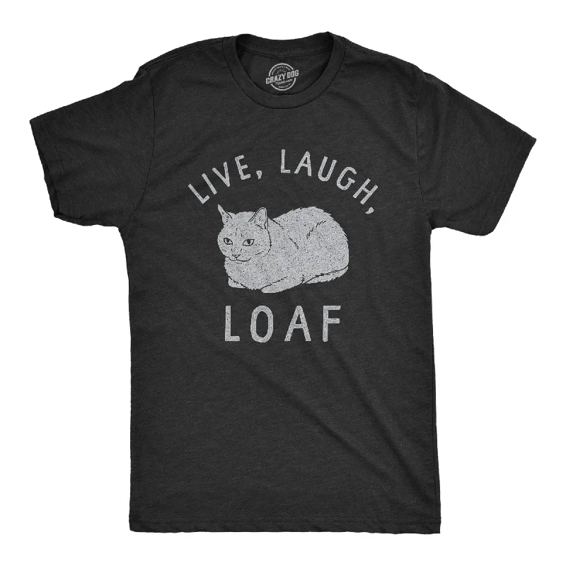 men's premium t-shirts -Live Laugh Loaf Men's T Shirt