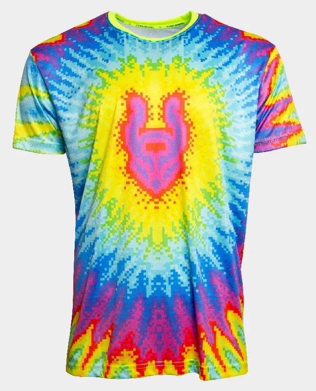 men's relaxed-fit t-shirts -MENS TIE DYE T-SHIRT