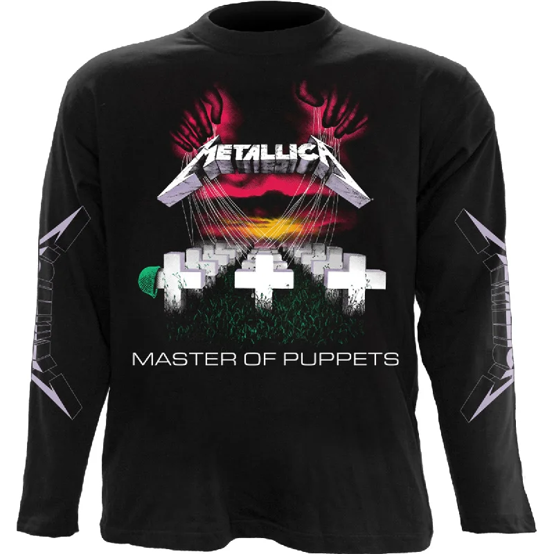 men's breathable t-shirts -METALLICA - MOP - Longsleeve T-Shirt Black