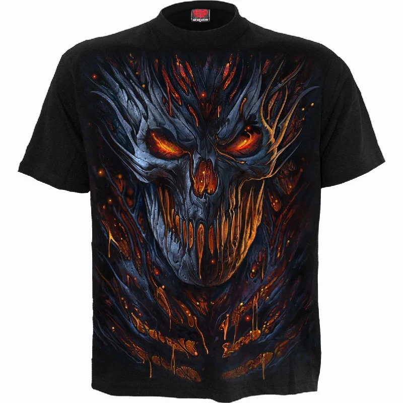 men's t-shirts for layering -OBLIVION - T-Shirt Black