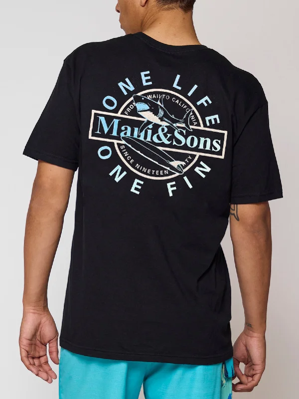 men's logo design t-shirts -One Life T-Shirt