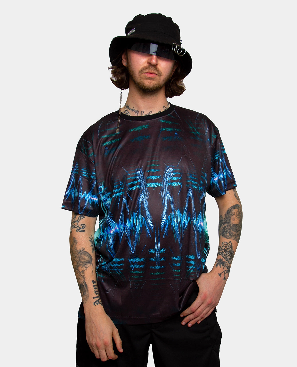 men's unique design t-shirts -PULSAR OVERSIZE T-SHIRT