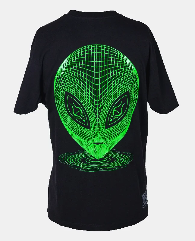 men's simple t-shirts -OVERSIZE ALIEN EYES T-SHIRT