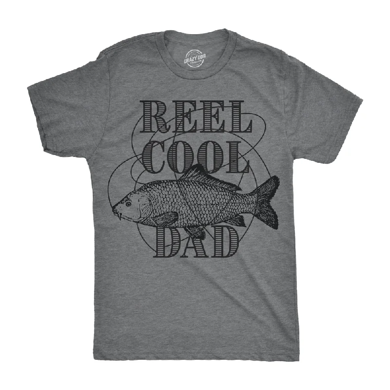 men's trendy t-shirts for winter -Reel Cool Dad Men's T Shirt