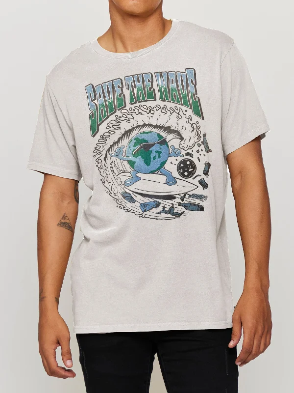 men's sporty t-shirts -Save the Wave T-Shirt