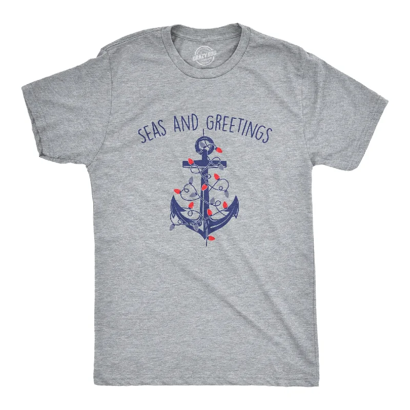 men's tie-dye t-shirts -Seas And Greetings Men's T Shirt