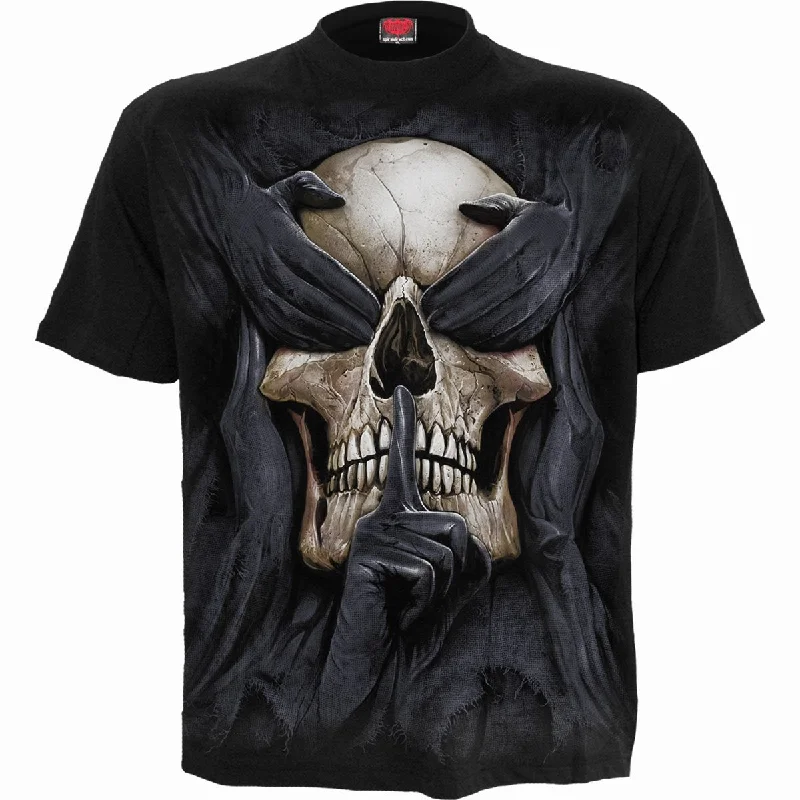 men's trendy t-shirts -SEE NO EVIL - T-Shirt Black