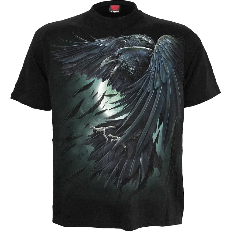 men's casual t-shirts -SHADOW RAVEN - T-Shirt Black