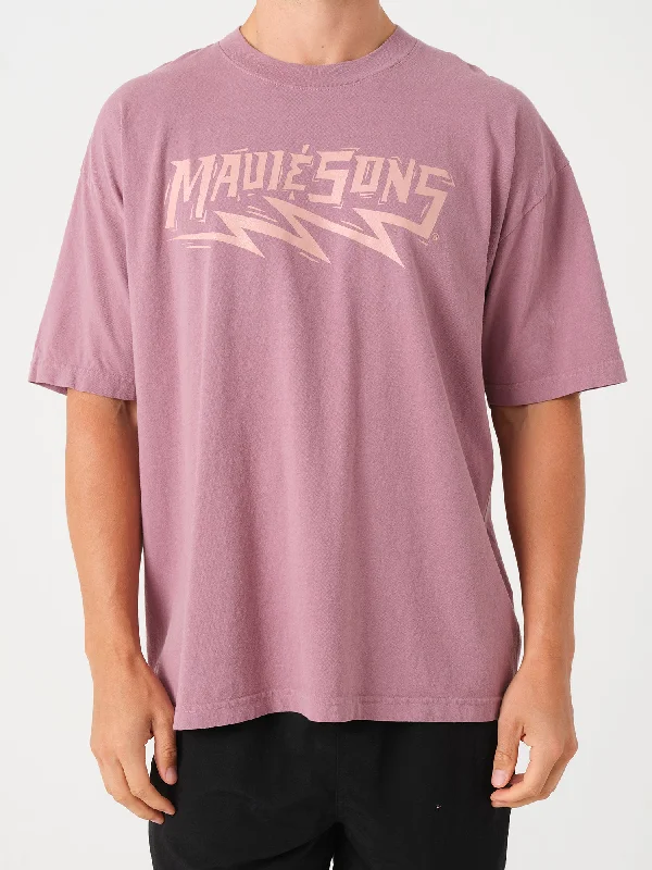 men's printed photo t-shirts -Shocker T-Shirt in Mauve