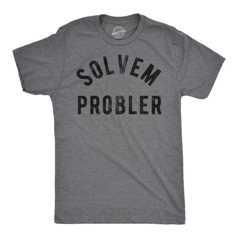 men's high-performance t-shirts -Solvem Probler Men's T Shirt