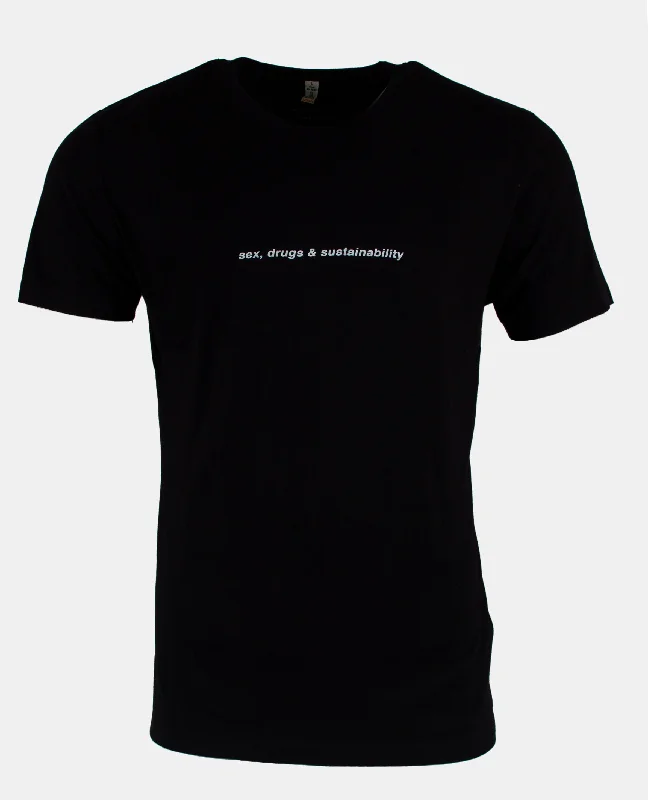 men's streetwear t-shirts -MENS SEX DRUGS & SUSTAINABILITY T-SHIRT