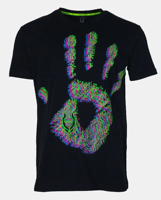 men's soft-touch t-shirts -MENS TALK TO THE HAND T-SHIRT