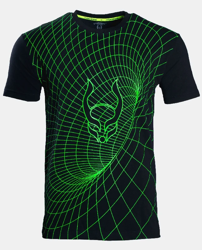 men's printed photo t-shirts -MENS WORMHOLE T-SHIRT