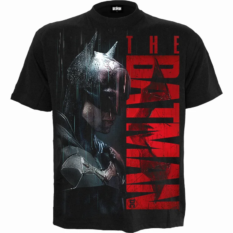 men's custom t-shirts -THE BATMAN - RAINING VENGEANCE - T-Shirt Black