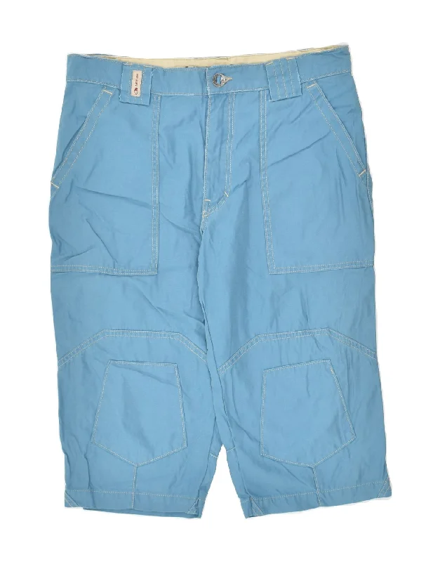 men's cool outdoor shorts -AMERICANINO Mens Bermuda Shorts IT 46 Small W29 L17 Blue Cotton