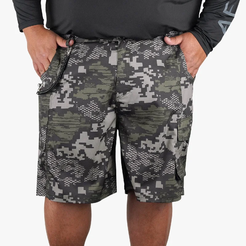 men's sweat shorts -Big Guy Tactical Fishing Shorts