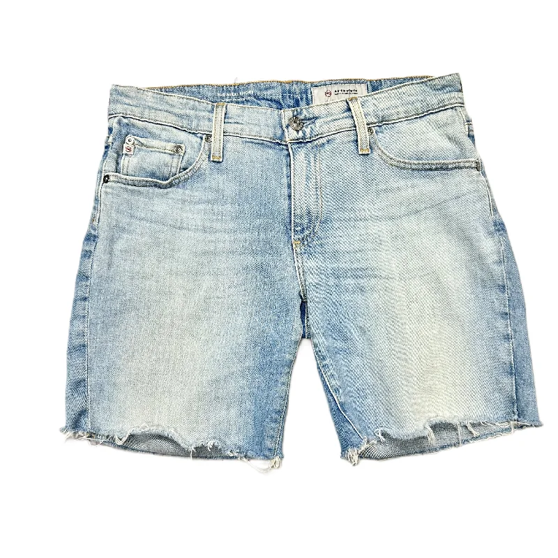 men's bold-pattern shorts -Blue Denim Shorts By Adriano Goldschmied, Size: 4