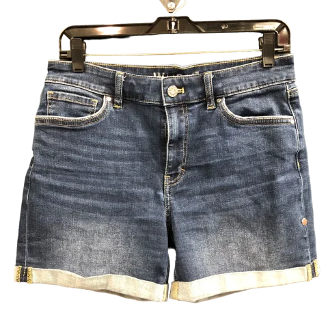 men's gym-ready shorts -Blue Denim Shorts White House Black Market, Size 6