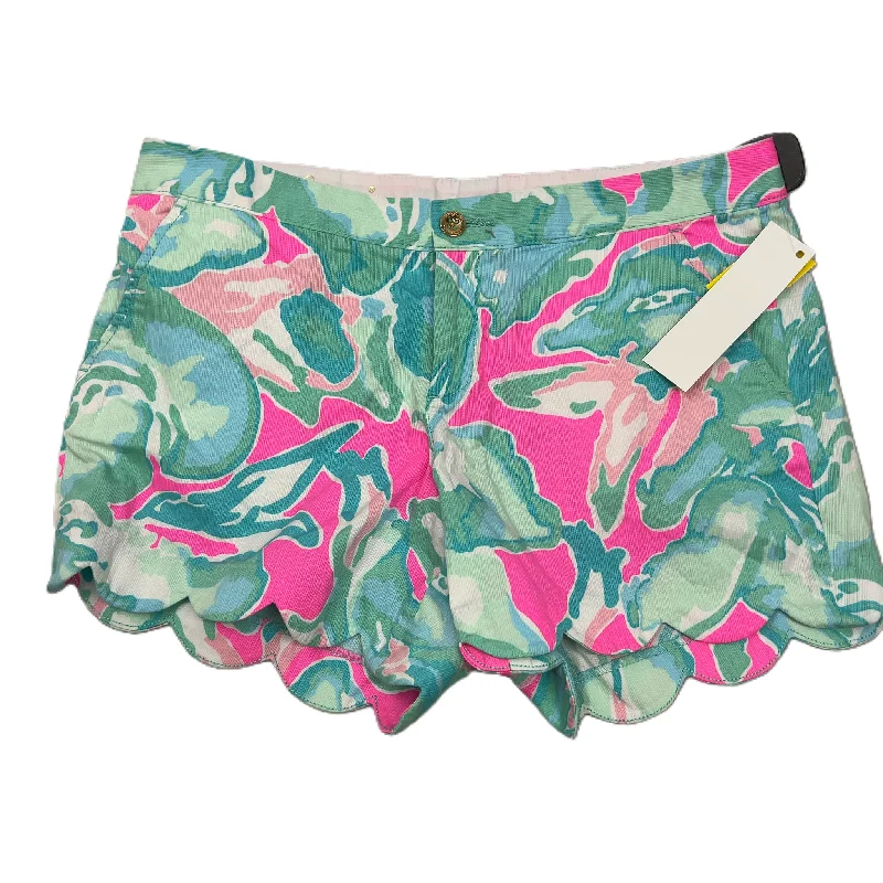 men's fitted shorts -Blue & Pink  Shorts Designer By Lilly Pulitzer  Size: 8