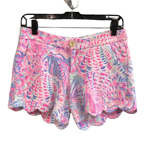 men's casual denim shorts -Blue & Pink Shorts Designer Lilly Pulitzer, Size S