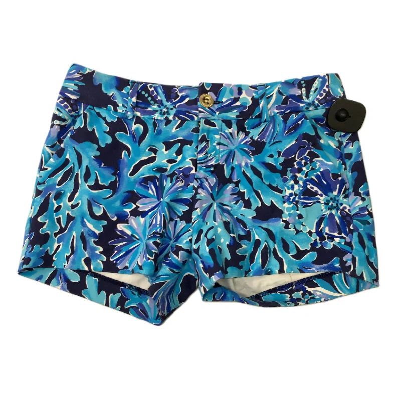 men's fitted shorts -Blue  Shorts Designer By Lilly Pulitzer  Size: 00