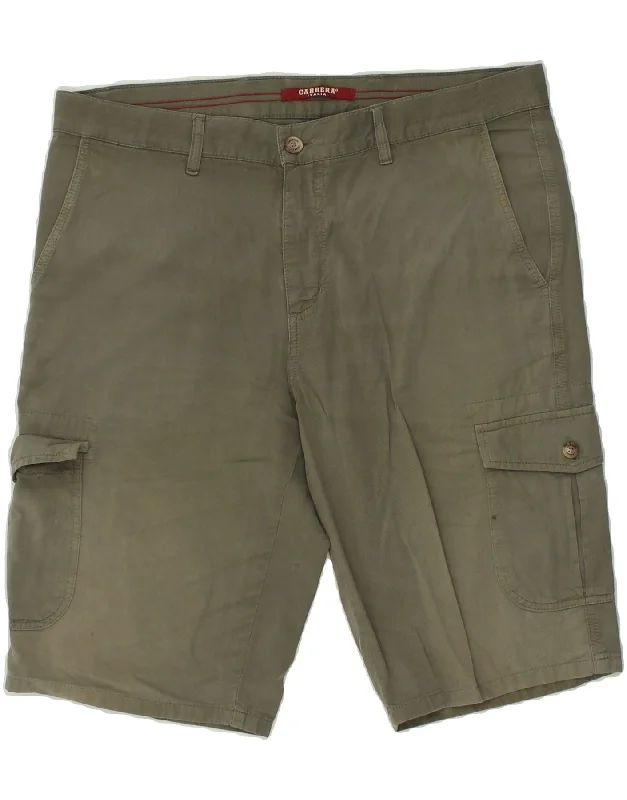 men's linen shorts -CARRERA Mens Cargo Shorts W36 Large Grey