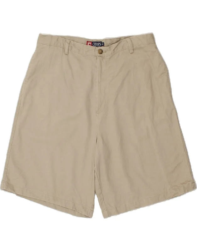 men's athletic wear shorts -CHAPS Mens Chino Shorts W36 Large Beige Cotton