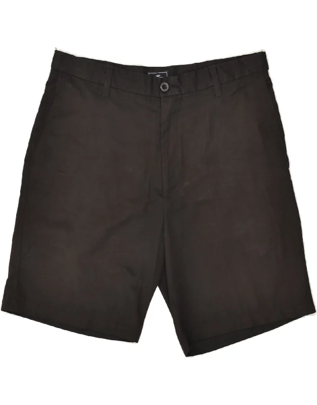 men's breathable workout shorts -DOCKERS Mens Chino Shorts W36 Large Black Polyester