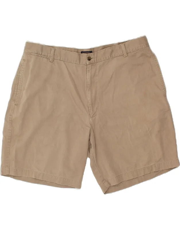 men's trendy shorts -DOCKERS Mens Chino Shorts W42 2XL Grey Cotton