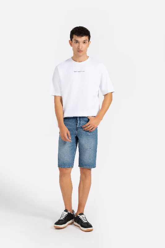 men's performance cargo shorts -Loose Fit Bermuda Shorts