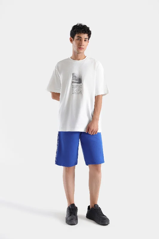 men's zipper-closure shorts -Color Blocking Shorts