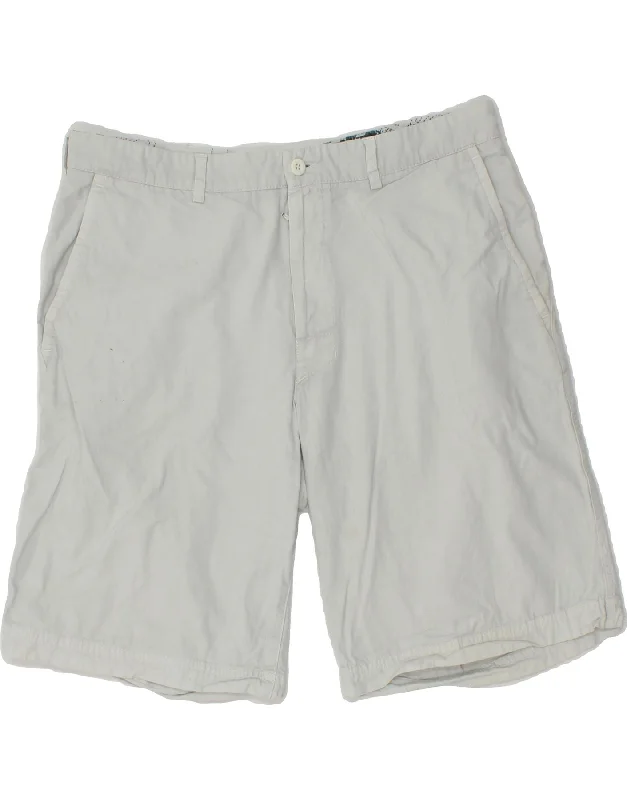 men's lightweight shorts -FILA Mens Chino Shorts W32 Medium Off White Cotton