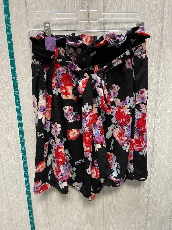 men's premium shorts -Floral Print Shorts Lularoe, Size 16