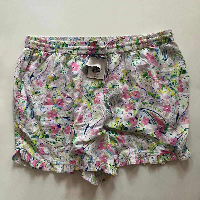 men's hiking cargo shorts -Floral Shorts Crown And Ivy NWT, Size Xl